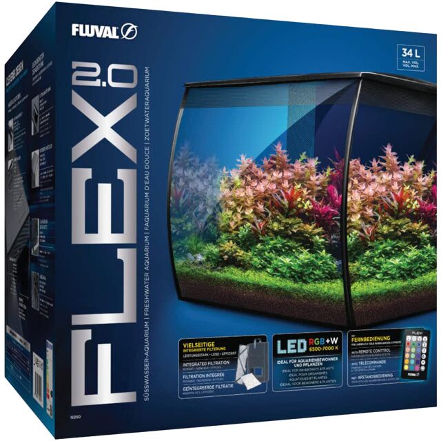 Fluval - Flex 2.0 34 l - Schwarz