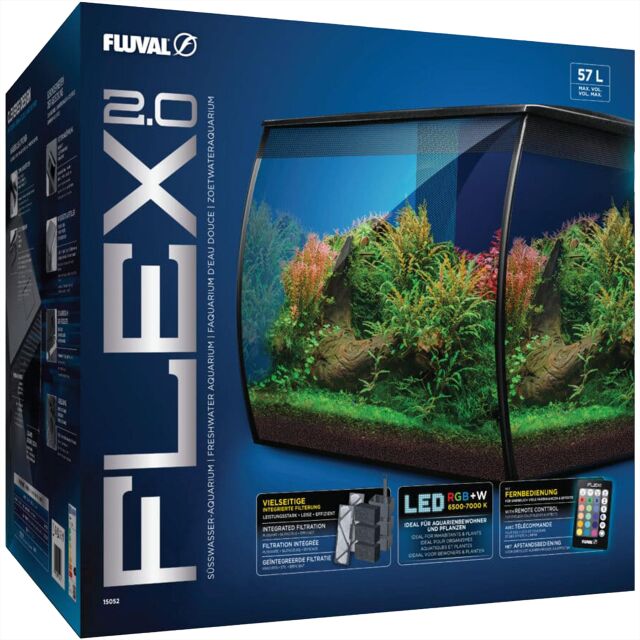 Fluval - Flex 2.0 57 l - Schwarz