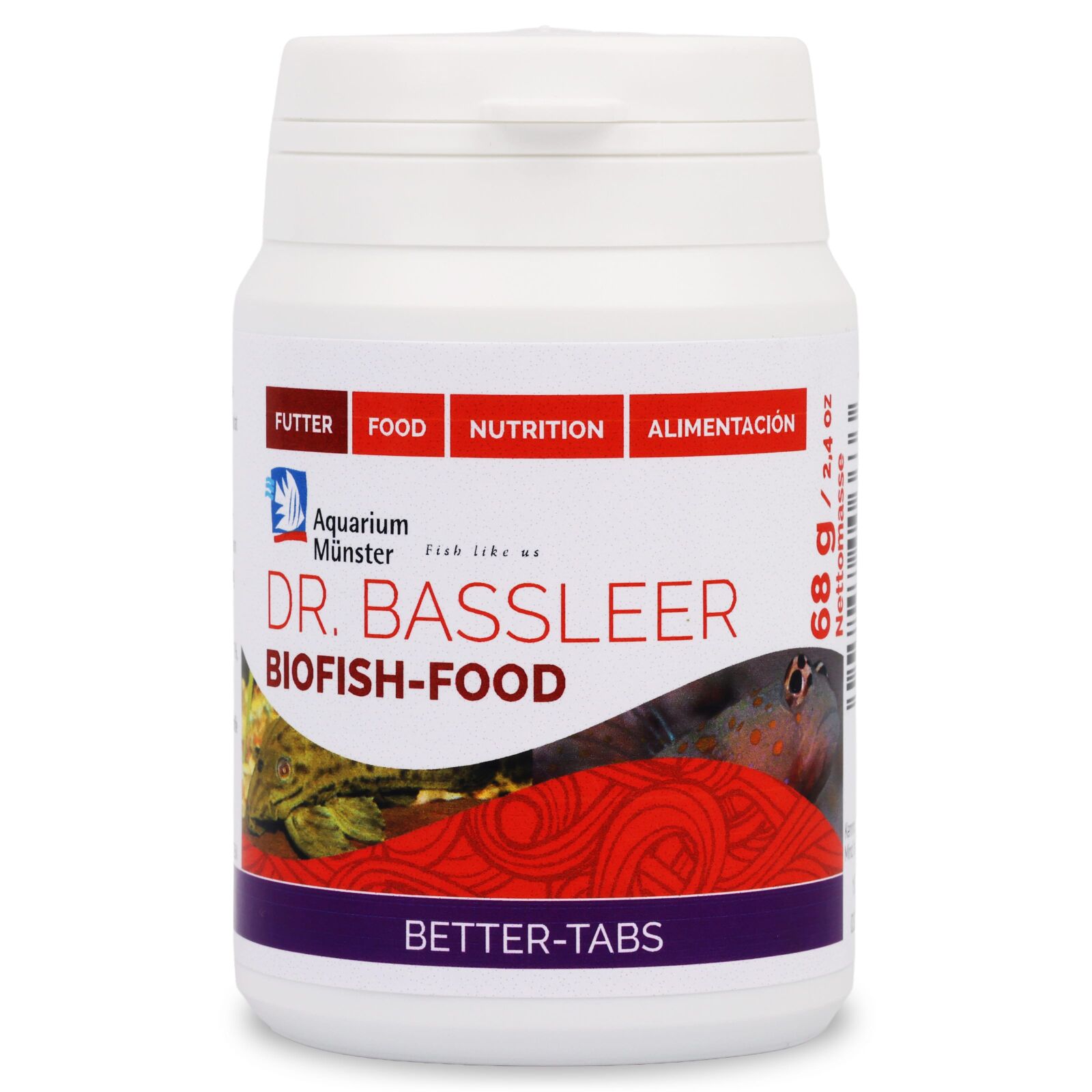 Aquarium M&uuml;nster - Dr. Bassleer - Biofish Food - BF Better Tabs