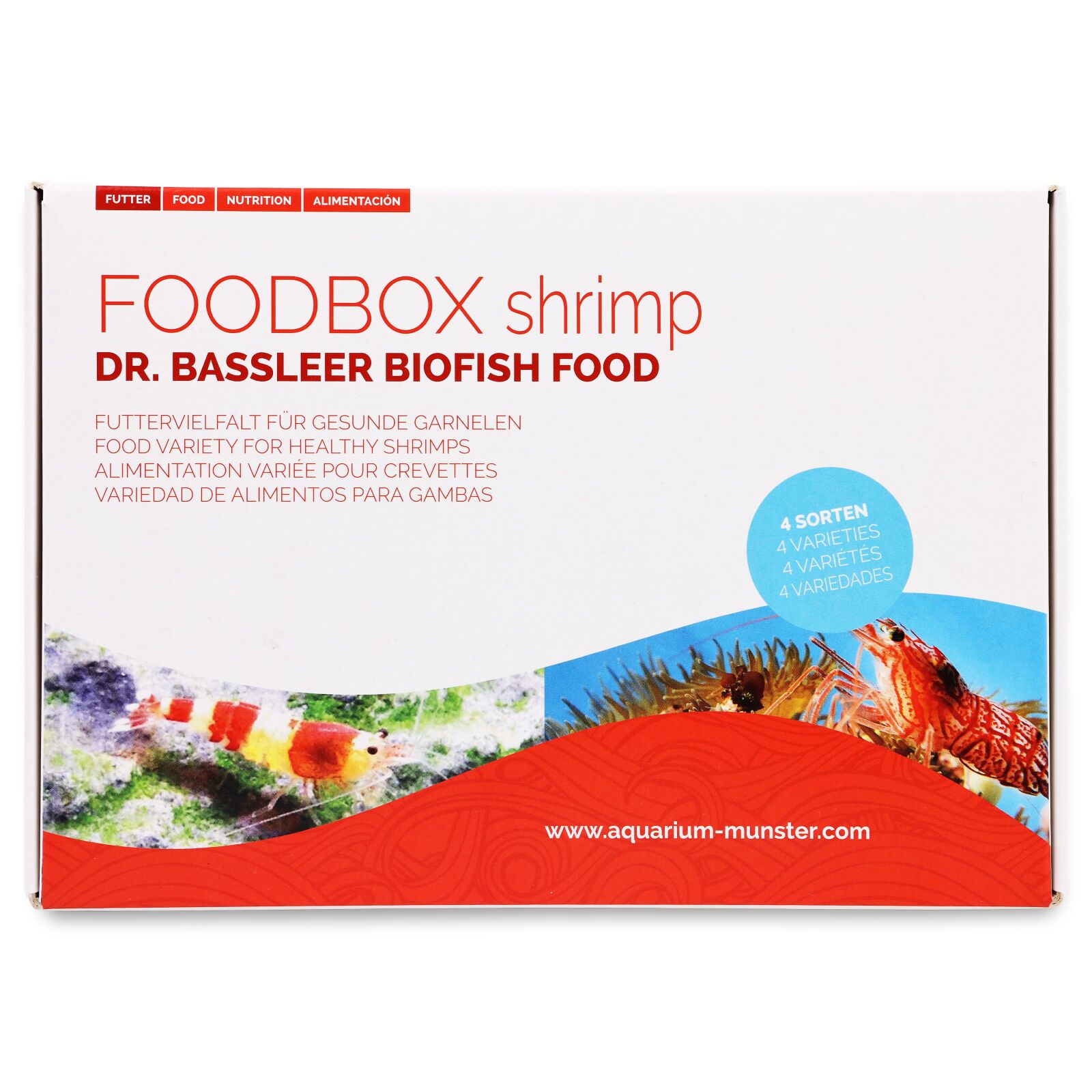 Aquarium M&uuml;nster - Dr. Baasleer - Biofish Food - BF Foodbox - Shrimp