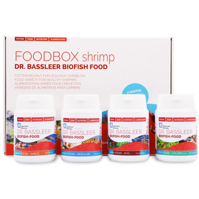Aquarium M&uuml;nster - Dr. Bassleer - Biofish Food - BF Foodbox - Shrimp