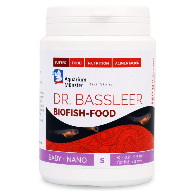 Aquarium M&uuml;nster - Dr. Bassleer - Biofish Food - BF Baby + Nano S