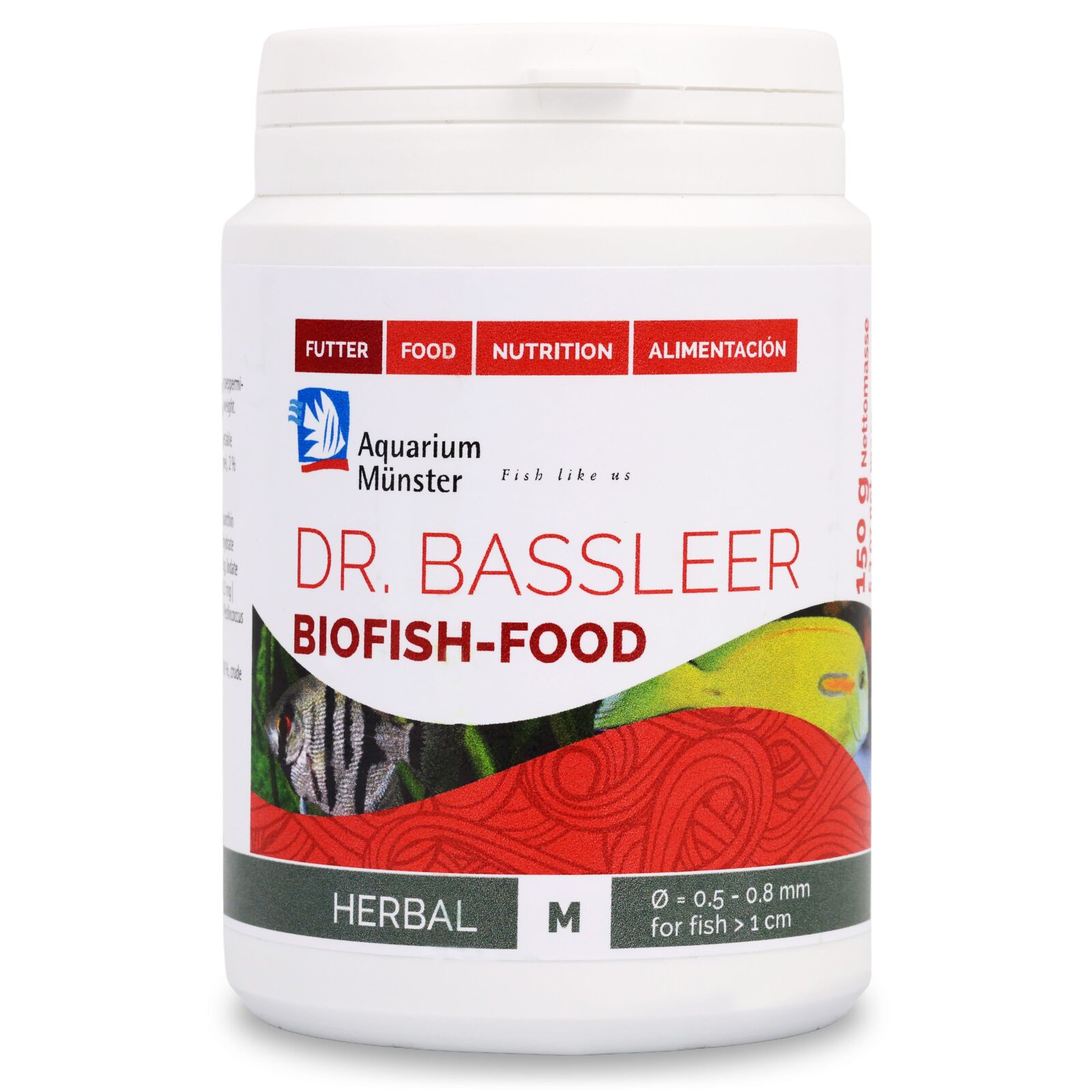 Aquarium M&uuml;nster - Dr. Bassleer - Biofish Food - BF Herbal M