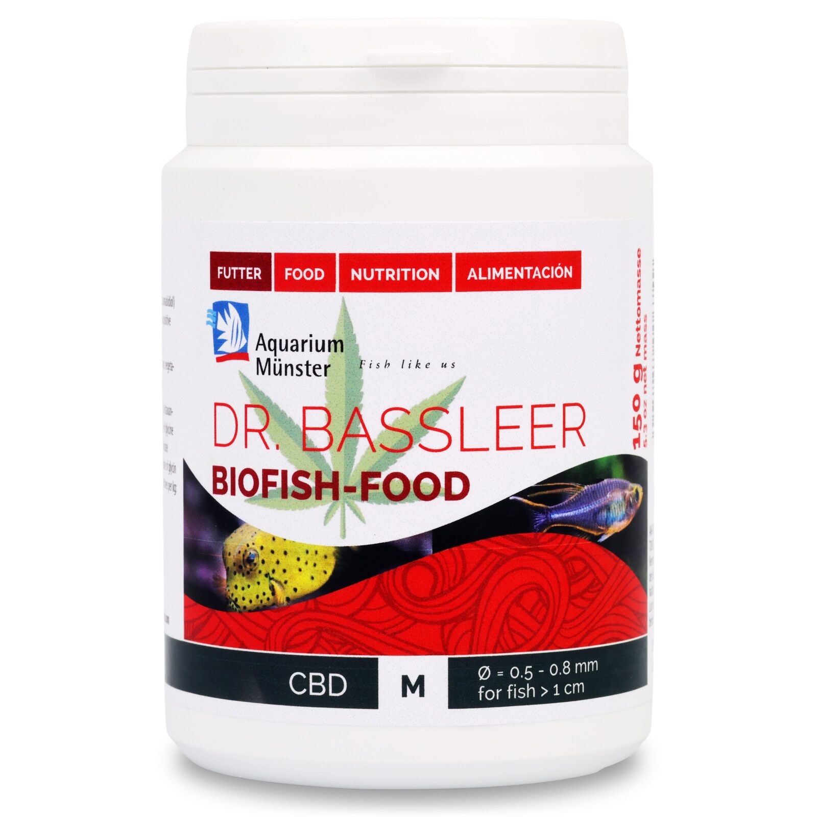 Aquarium M&uuml;nster - Dr. Bassleer - Biofish Food - BF CBD M