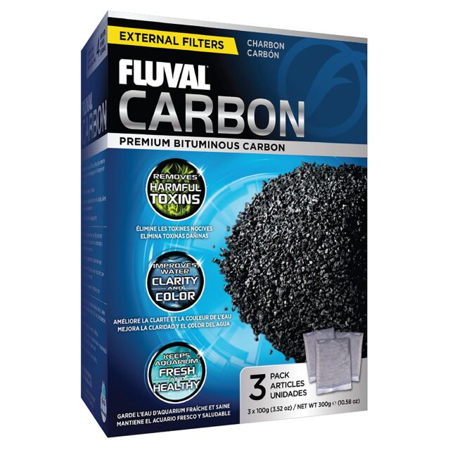 Fluval - Carbon - 100g - 3x - B-Ware