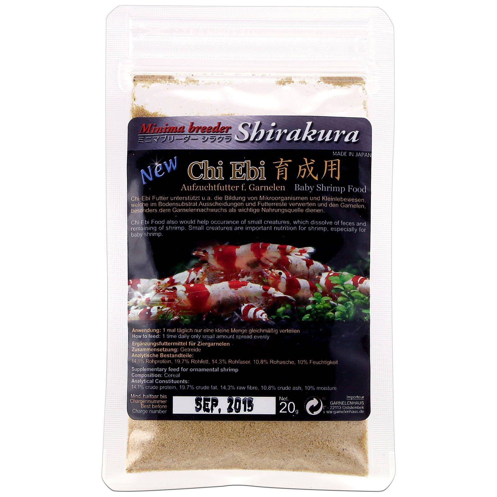 Shirakura - Chi Ebi - Aufzuchtfutter - 20 g