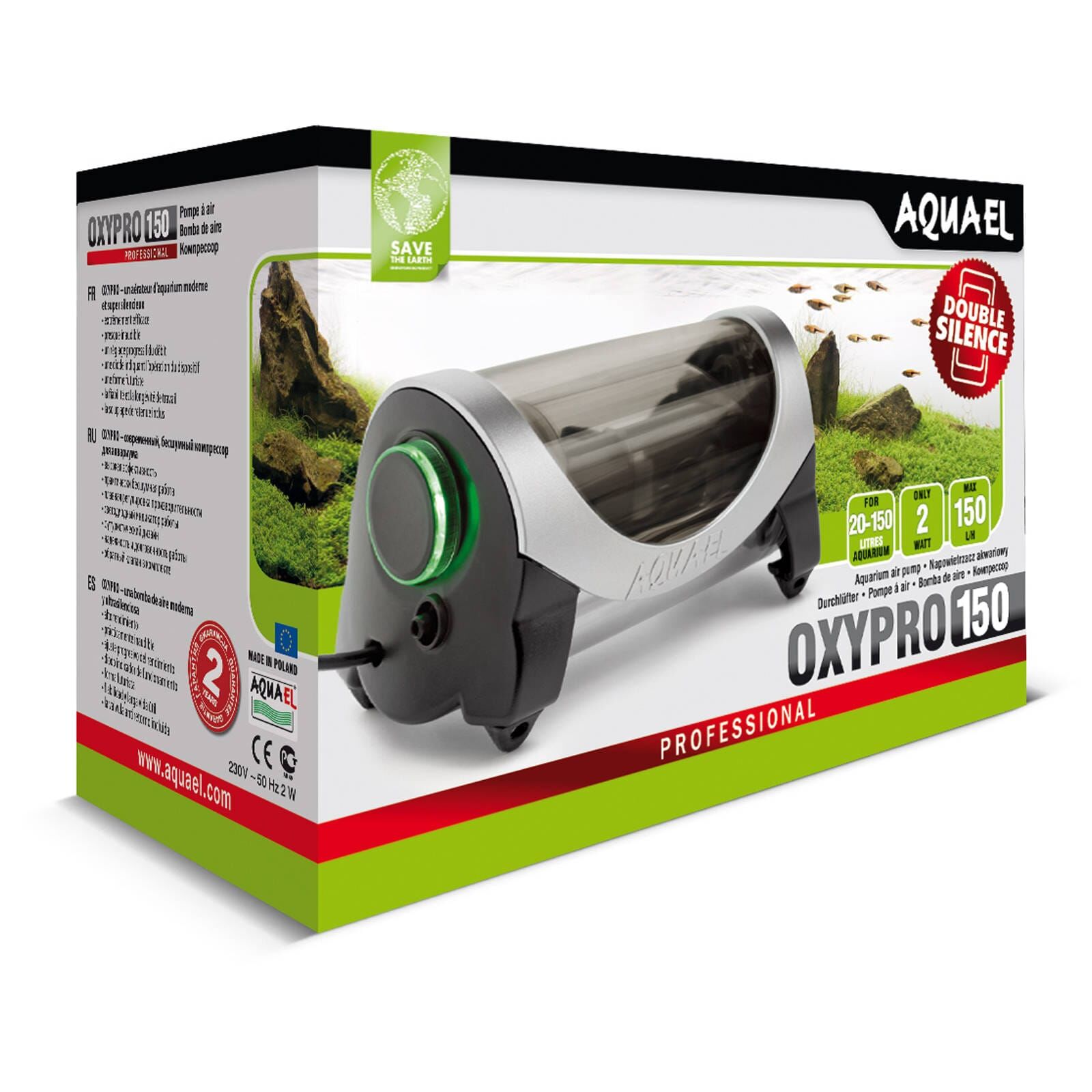 Aquael - Luftpumpe Oxypro  Aquasabi - Aquaristik Shop