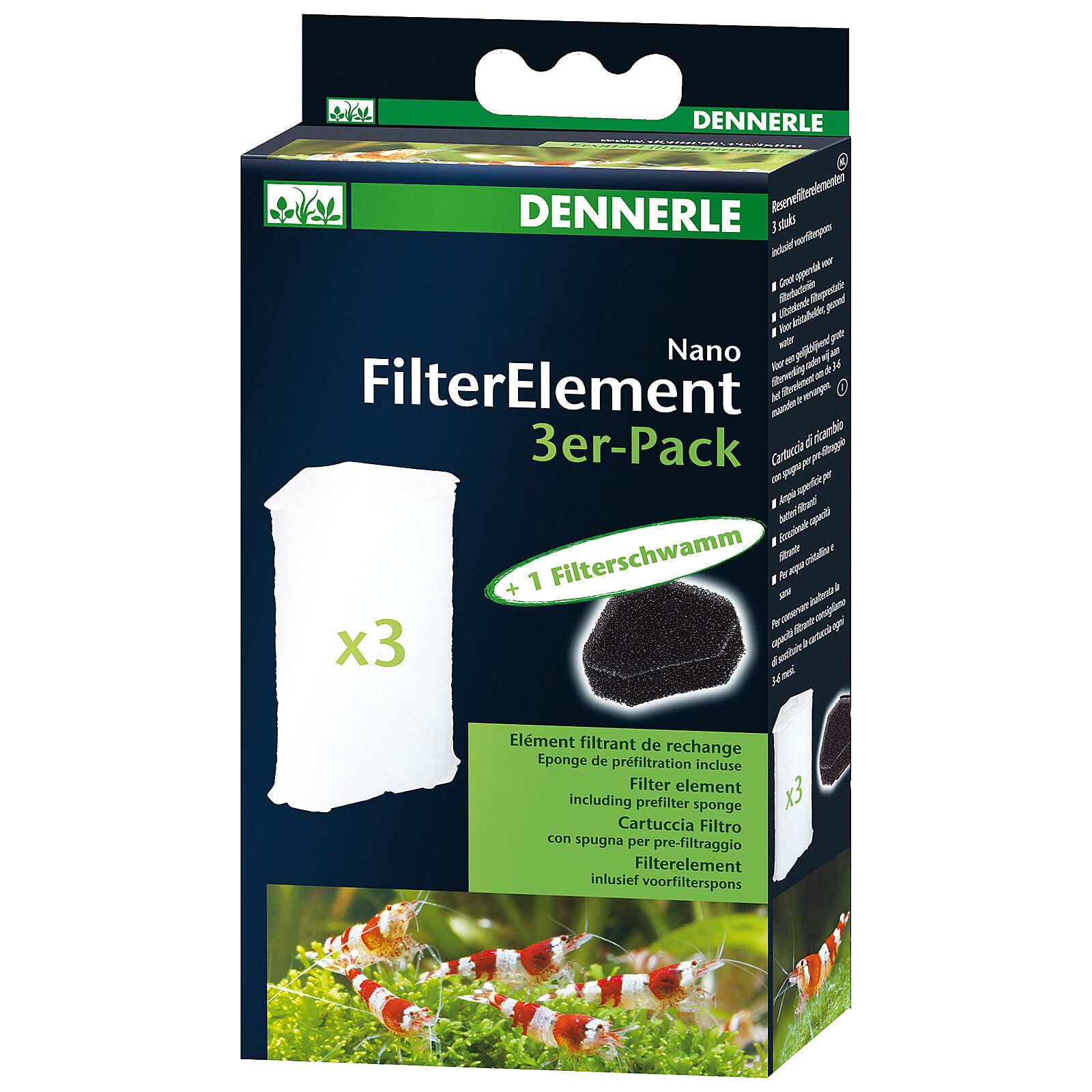 Dennerle - Nano Filterelemente - 3x