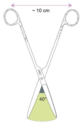 ADA Pro-Scissors Short Straight type